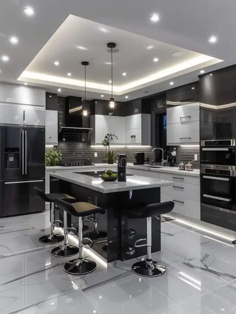 Kitchen set minimalis Lemari pakaian Bedroom set wallpanel wallpaper