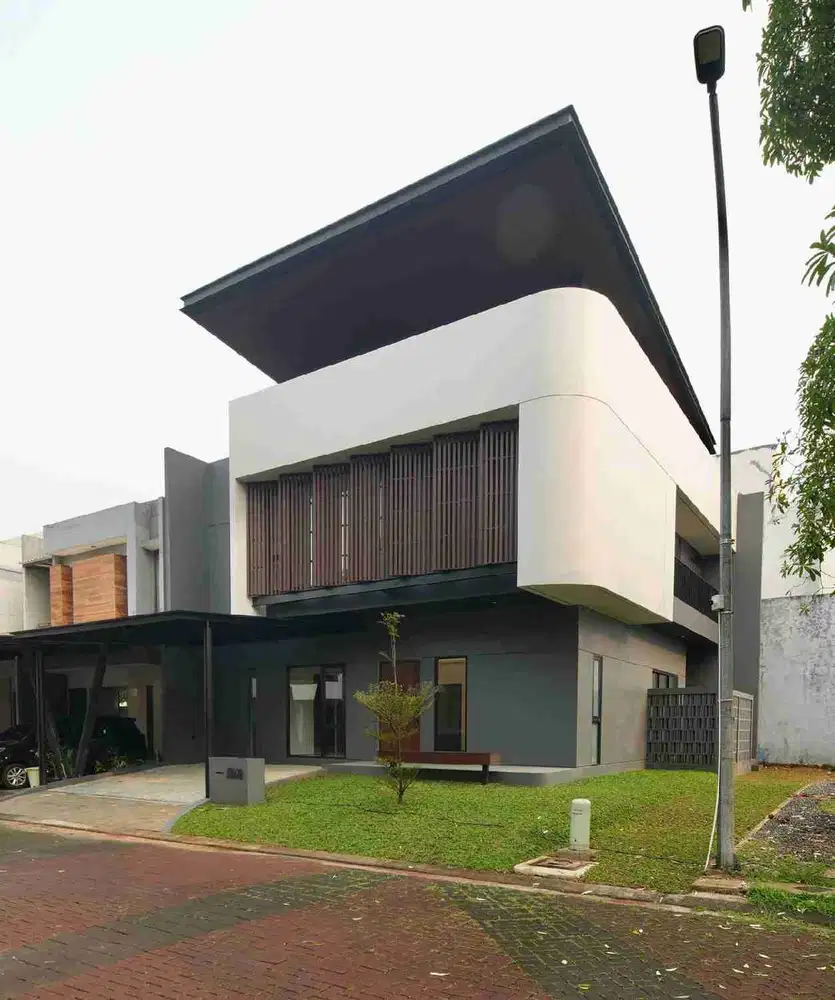 rumah brand new dan mewah eminent bsd luas 208 m siap huni