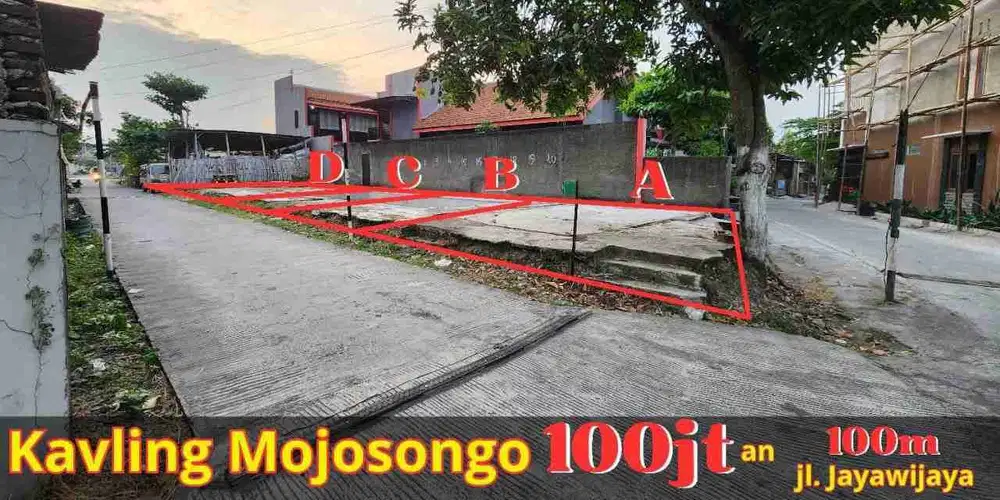 4 Unit Tanah Kavling Ideal dan Strategis di Surakarta