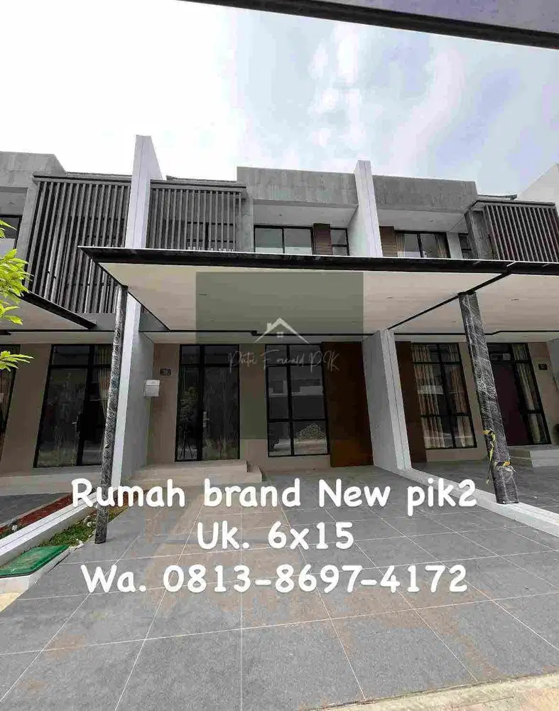 Disewakan Rumah Brand New PIK2 ukuran 6x15
