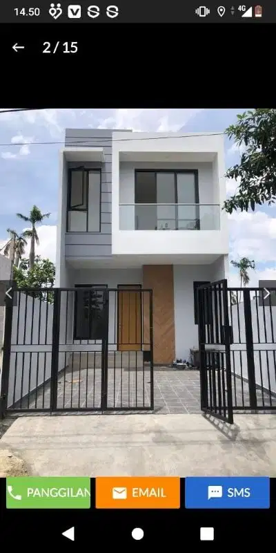 Rumah 2 lantai perumahan joglo