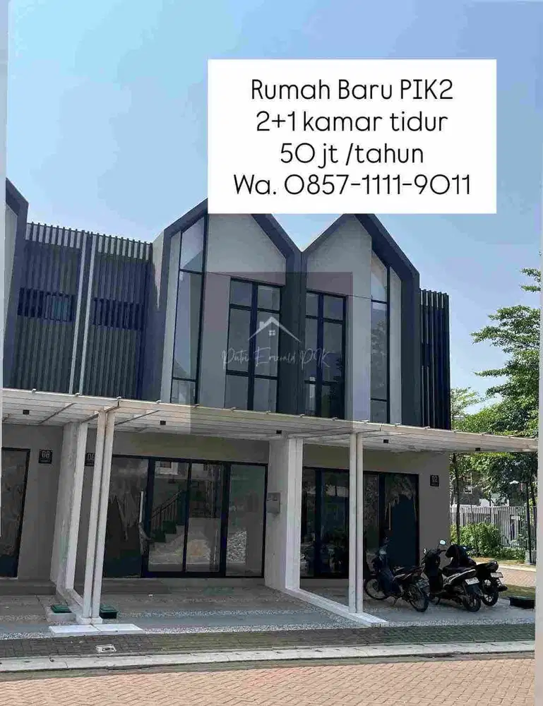 Disewakan Murah Rumah Baru 2 kamar di PIK