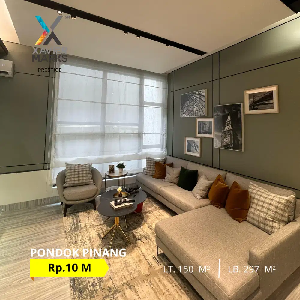 UPDATE HARGA TERBARU DI JUAL  RUMAH BARU 3 LANTAI  DI DEPLU RAYA PONDOK PINANG JAKARTA SELATAN