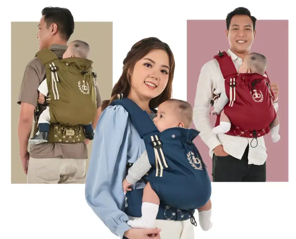 Gendongan Bayi warna merah