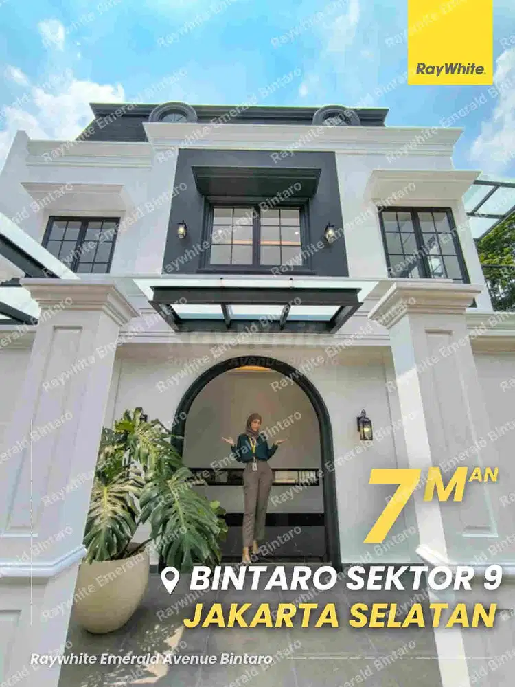 Rumah Mewah American Classic di Bintaro Sektor 9 Strategis Hoek dengan Private Pool dan Smart Home