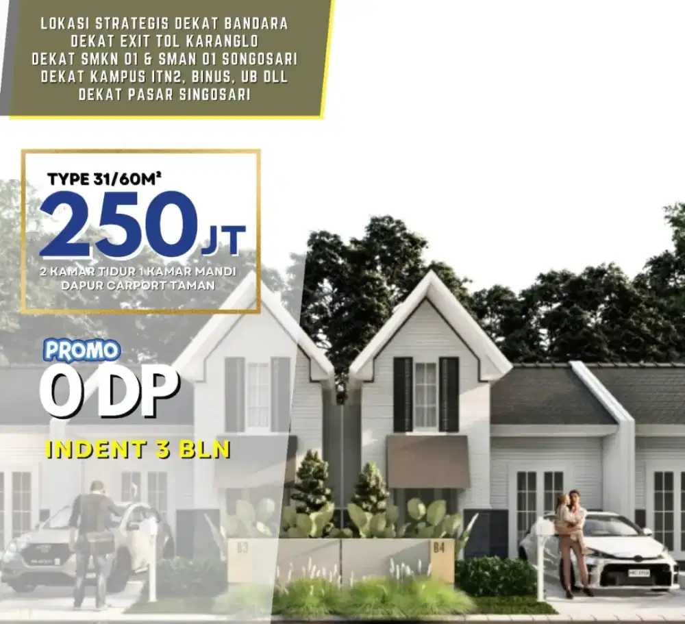 Rumah Murah Singosari 250 jt saja