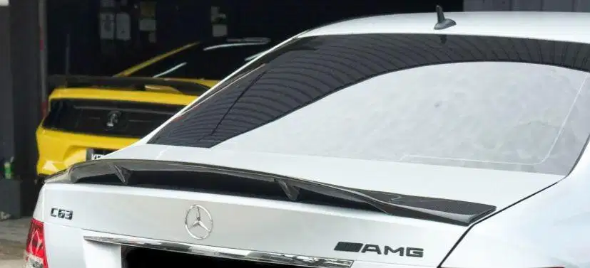 Ducktail Carbon Merc W204 Mercedes-Benz Carbon Asli 100% DIJAMIN