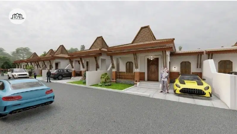 DI KLATEN KOTA  RUMAH LIMASAN DI PERUMAHAN EKSKLUSIF THE MAJESTY