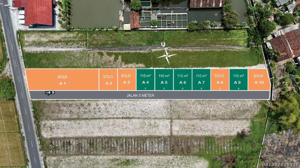 Tanah Apik Sidokarto Godean Sleman Akses Jalan Raya Lokasi Strategis