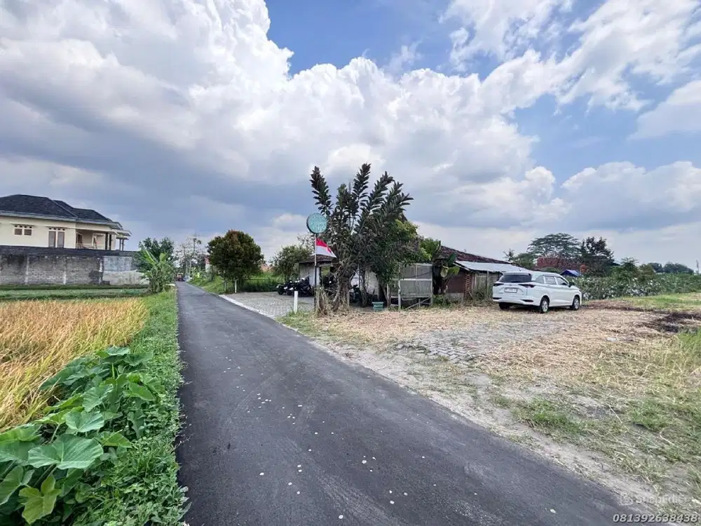 Tanah Jogja SHM Tepi Jalan Lokasi Strategis Selatan Jl. Kapten Haryadi