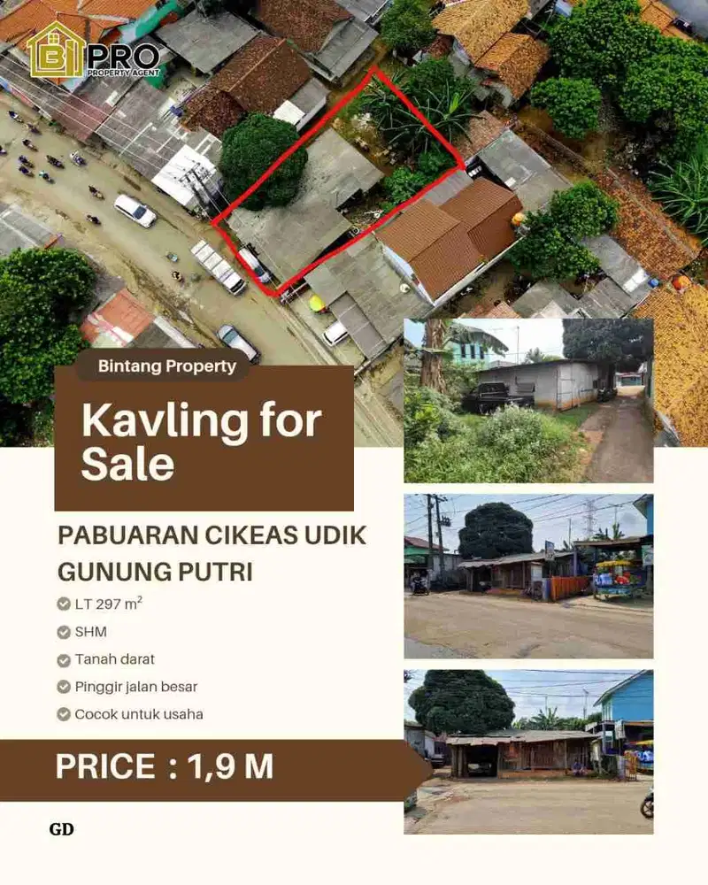 DIJUAL TANAH DI KP. PABUARAN CIKEAS UDIK DEKAT TOL CIMANGGIS DEPOK