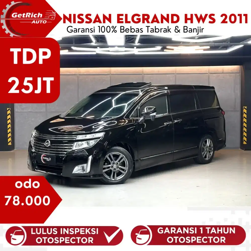 Km 70Rb Nissan Elgrand HWS Hitam 2011