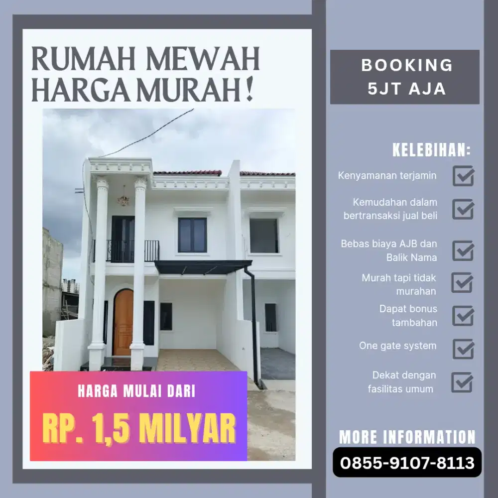 PERUMAHAN MEWAH MURAH DI JAKARTA