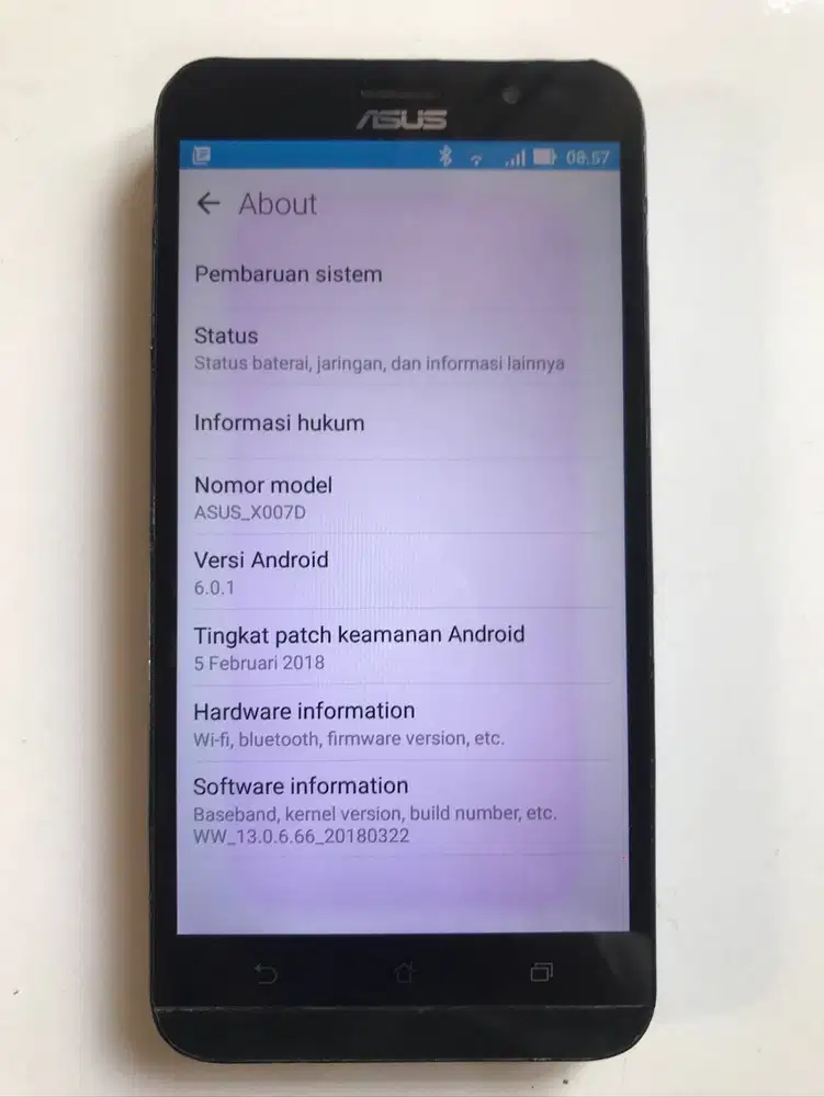 Hp Asus Android Zenfone Go X007D