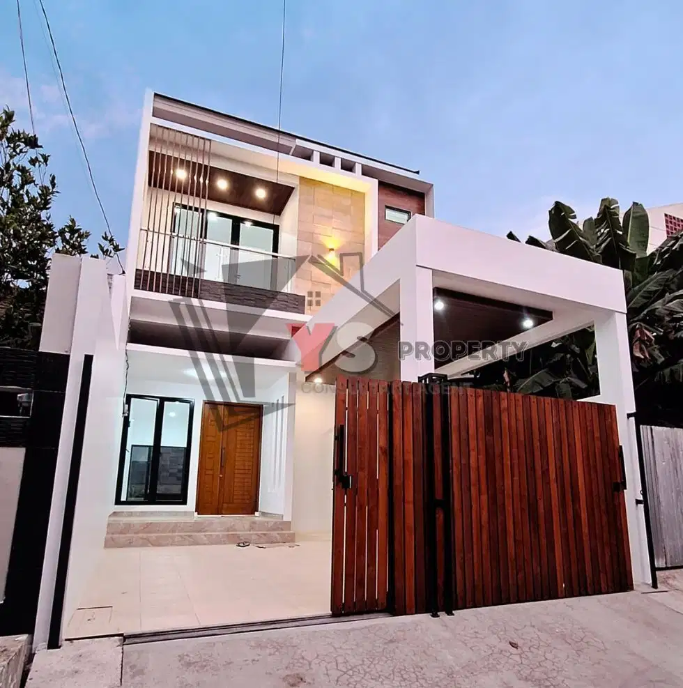 ZN28 Rumah Modern 150 m2 Murah Pondok Kelapa Jakarta Timur