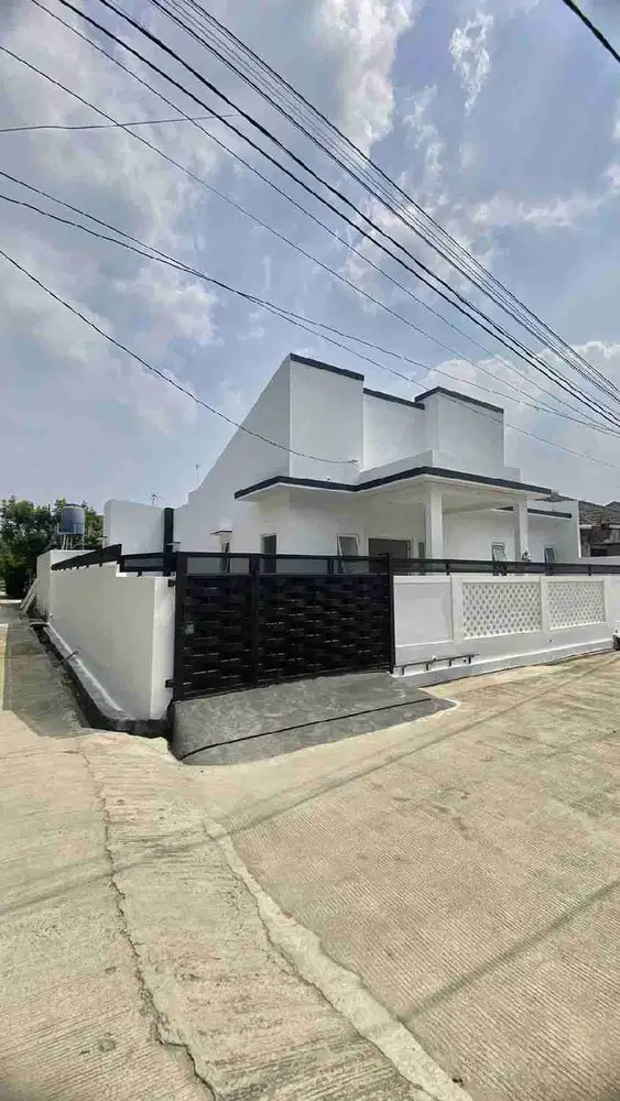 dijual rumah hook  baru keren mewah LT 210 LB 150 di pekayon galaxy bebas banjir
