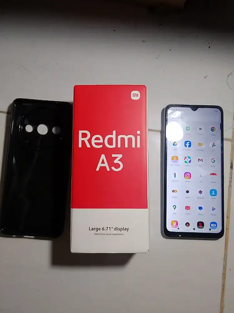 Redmi a3 4/128 warna biru
