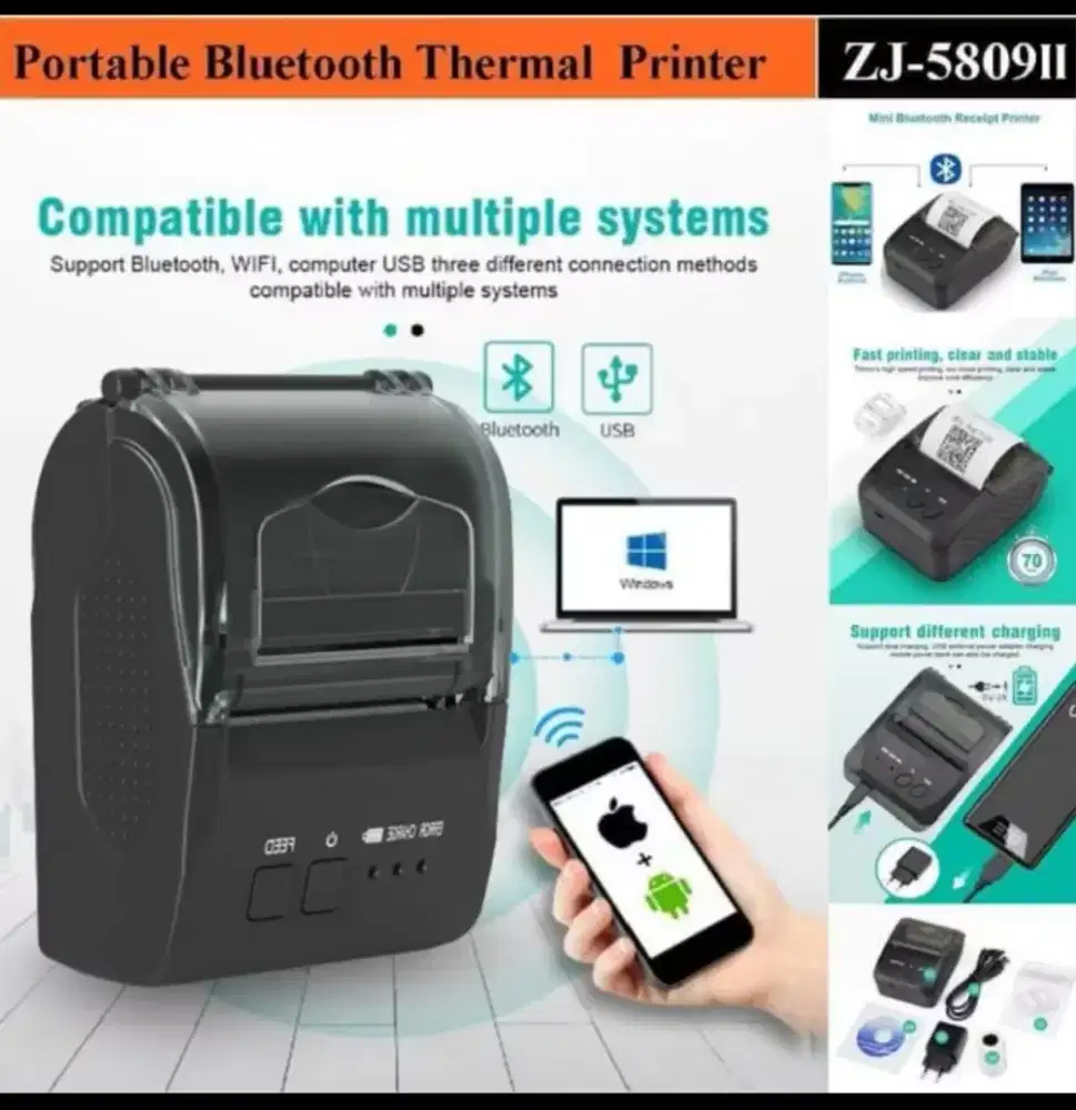 Printer portable Bluetooth