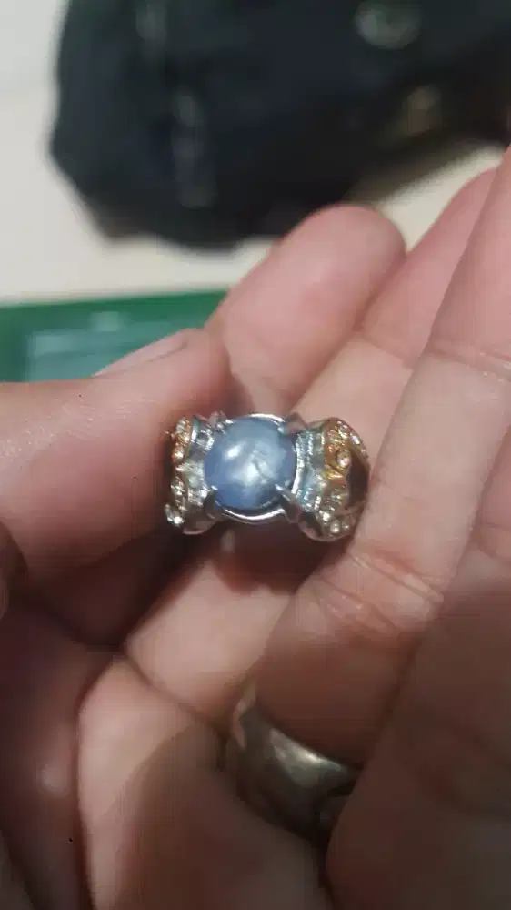 batu grey safir dan blue safir size kecil