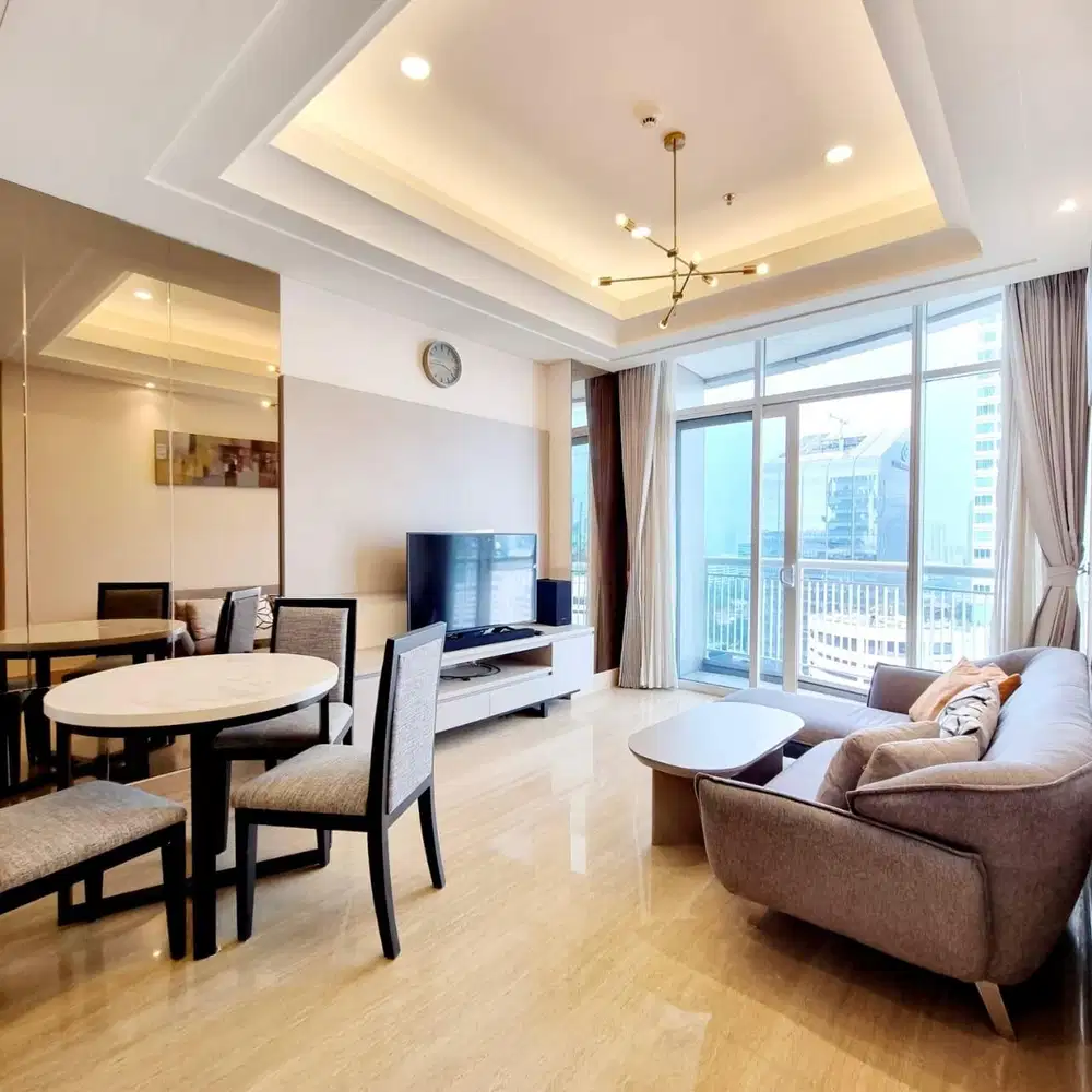 Dijual Apartemen South Hills 2br uk 87m2 Furnished Best View di Kuningan Jaksel