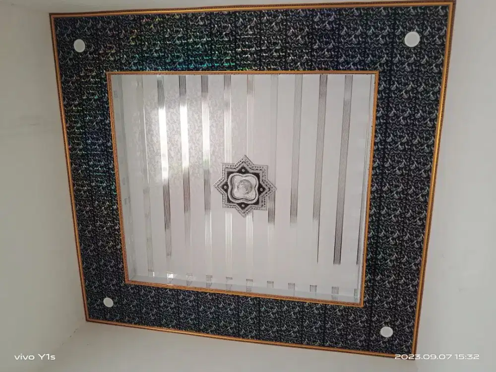 Plapon pvc terpasang rapi