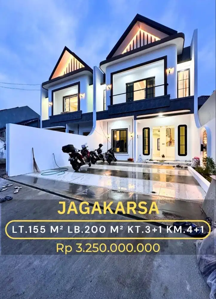 Rumah mewah 2 lantai siap huni di jagakarsa jaksel