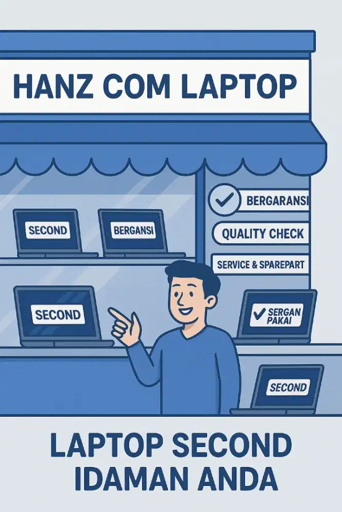 Laptop Second Berkualitas & Service Laptop Depok – Hanz Com Laptop