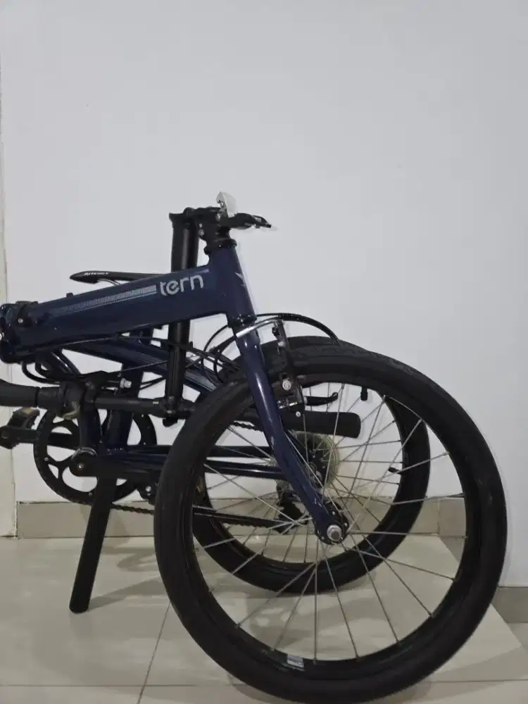 Sepeda Tern B7 warna biru tua original