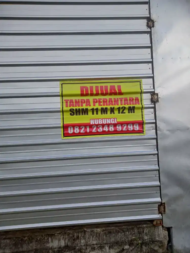 Jual cepat BUC bangunan gudang