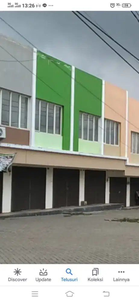 Ruko mutiara indah ukuran 4x12 h