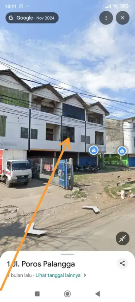 Ruko 3lantai poros jalan utama