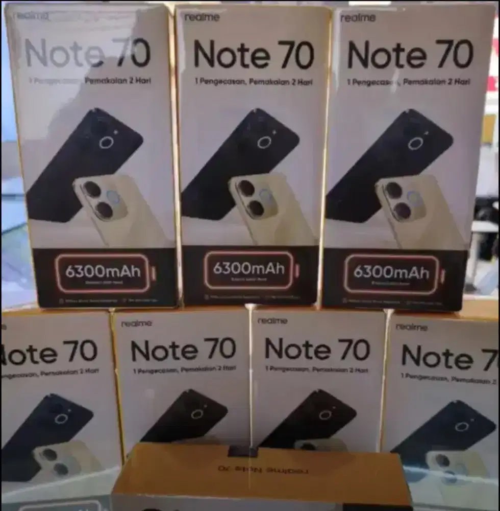 Realme Note 70 4/64 - 4/128 BNIB Garansi Resmi Indonesia