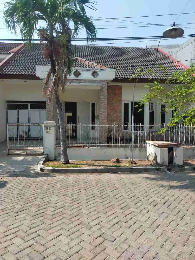 Rumah sewa besar, Pondok Tjandra cluster Durian, Sidoarjo, Rungkut,Surabaya, dekat Tropodo