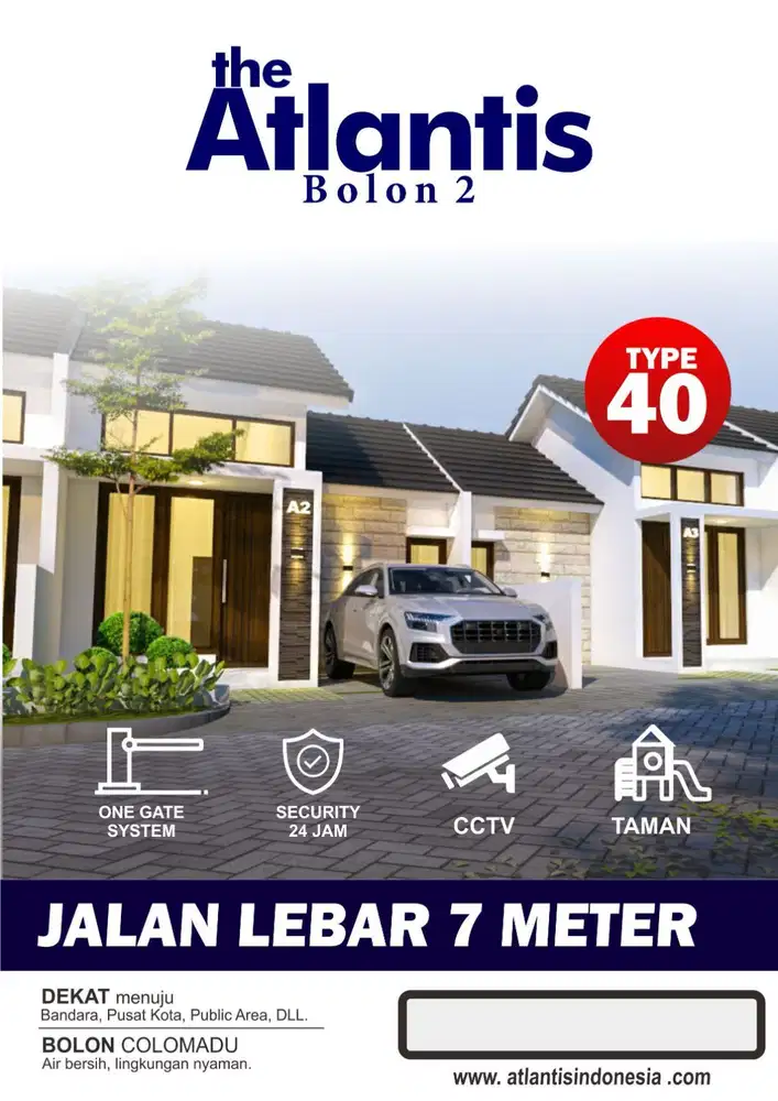 RUMAH 1 LANTAI DI COLOMADU DEKAT BANDARA