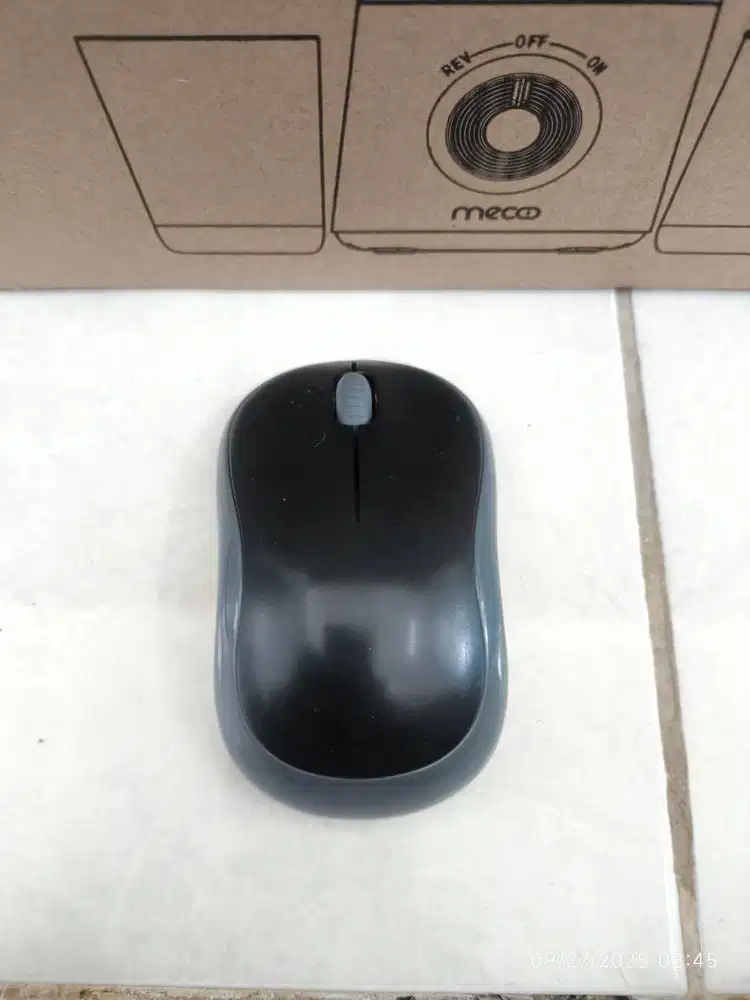 LOGITECH WIRELESS MOUSE M185 ORIGINAL Abu abu Bekas