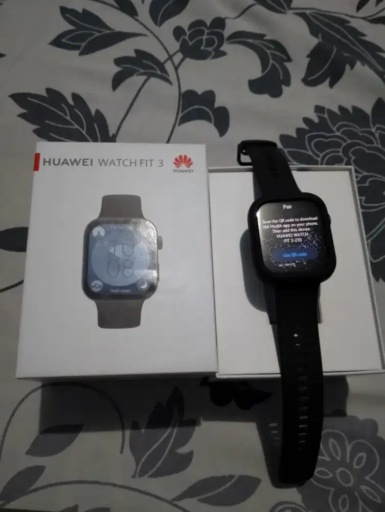 huawei watch fit 3 hitam fullset mulus