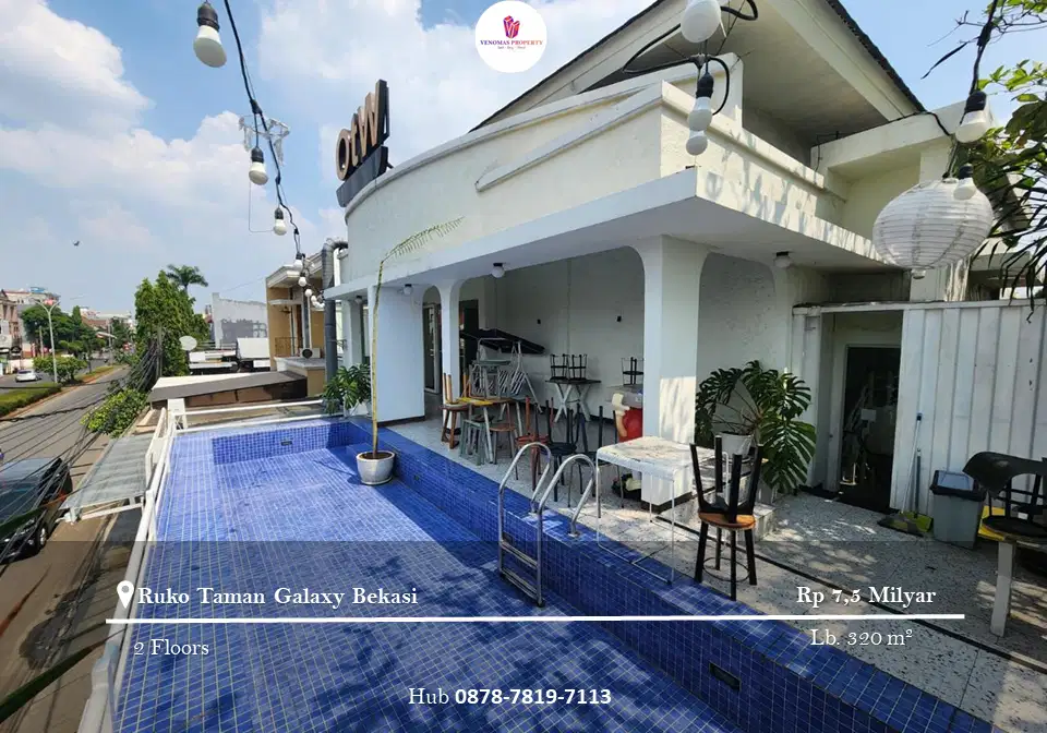 Dijual Ruko di Taman Galaxy Bekasi 2 Lantai