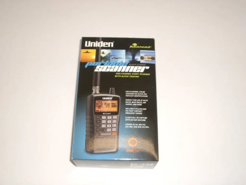 Uniden Bearcat BC125AT 500 Channel Radio Scanner
