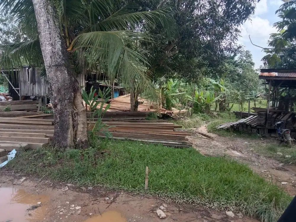 DIJUAL TANAH JALAN AMD – SOEKARNO HATTA KILO KM 7 COCOK UNTUK BUAT GUDANG – B