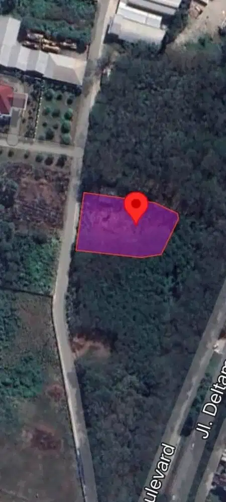 Tanah Kavling Kawasan Delta Mas Luas 2400m
