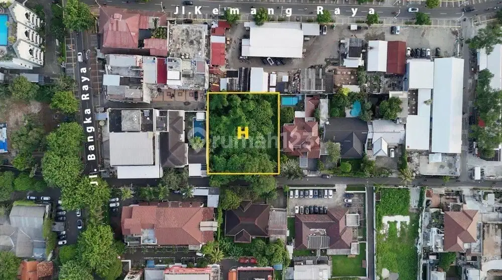 Tanah Luas 1465m di Kemang Jakarta Selatan