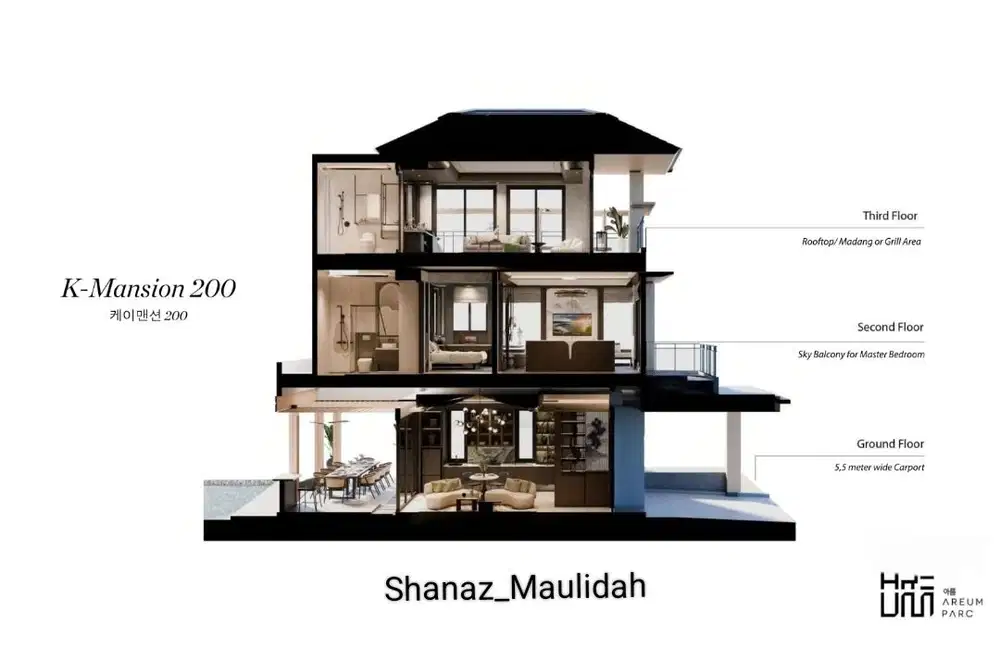 Rumah Korean style DP 0%