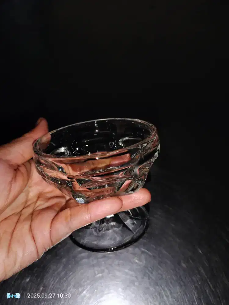 Dijual cepat gelas kristal ice cream