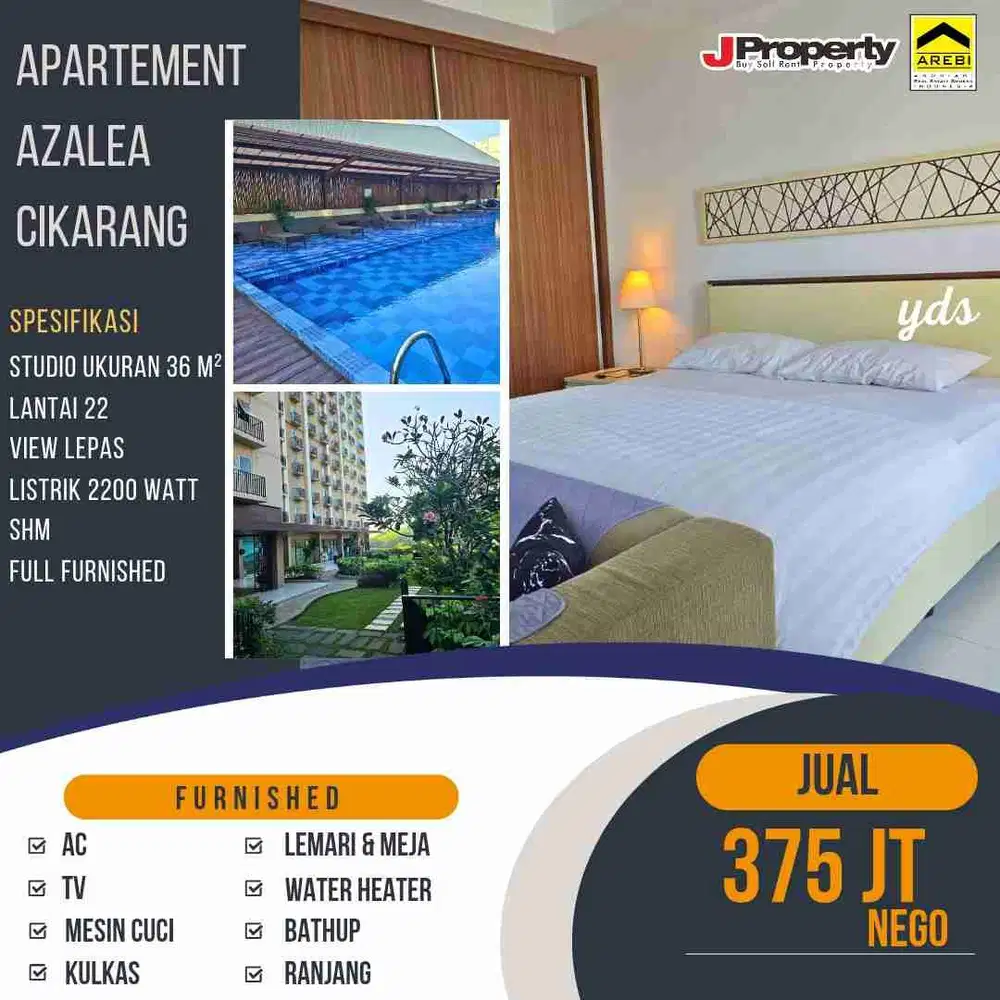 Jual Apartemen Azalea Cikarang