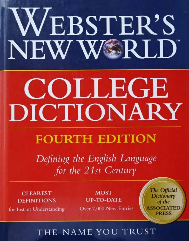 Webster’s New world College Dictionary 4th Ed, kamus webster’s
