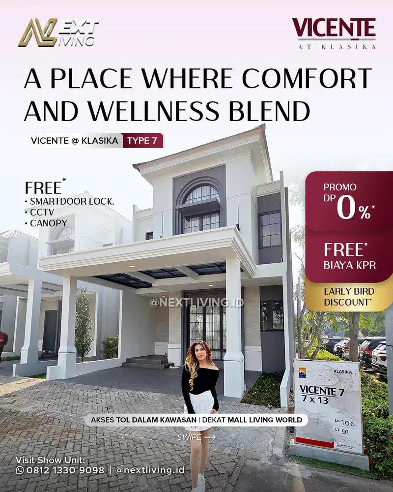 Cluster Vicente 7 At Klasika : Harmoni Arsitektur Klasik dan Moderen.