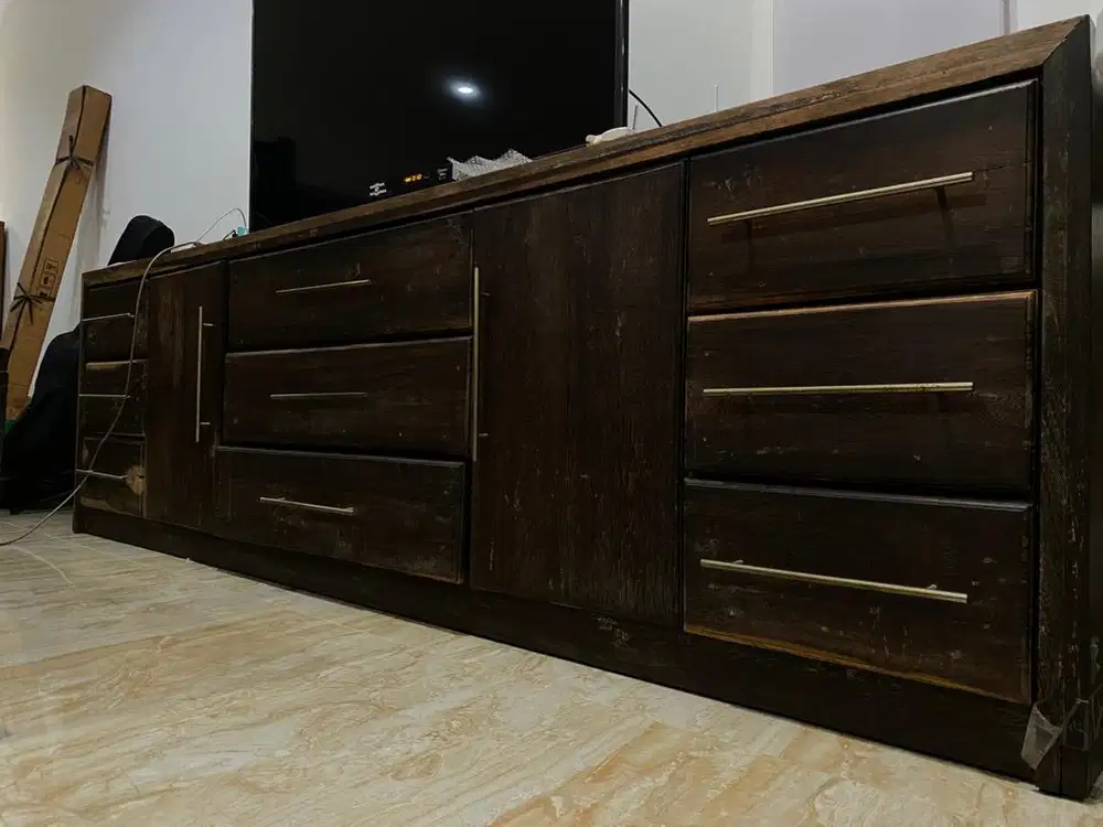 Meja TV Kayu Solid ala Bali