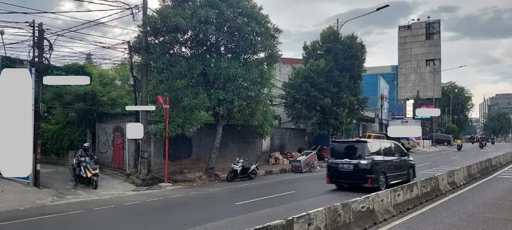 Tanah Luas 2500m di Warung Buncit Raya Mampang Lokasi Sangat Strategis