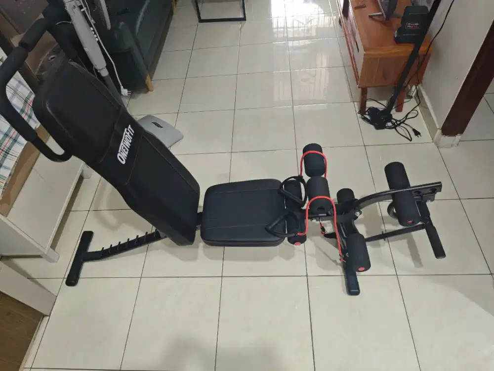OneTwoFit New Sit Up Bench Adjustable Folding