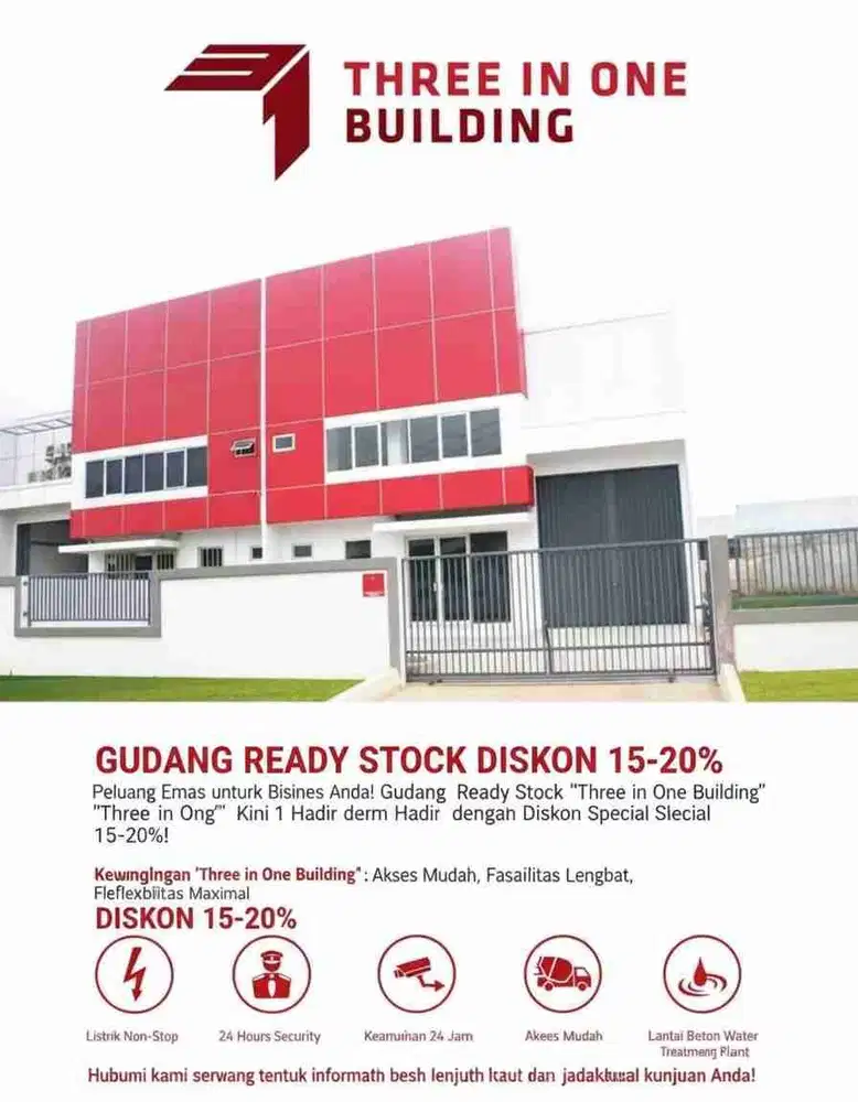 Gudang Ready Stock Jababeka 3 Diskon 10-15%